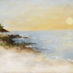 Sunset-at-Carmel-Beach  |  Oil 12 x 18